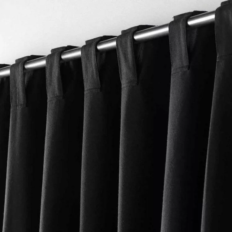 Paris Prix Rideau Ă Passants Mistraline 140x240cm Noir â Image 3