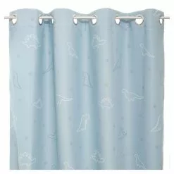 ATMOSPHERA FOR KIDS Rideau Occultant Phosphorescent Motifs étoiles Et Dinosaures
