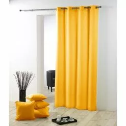 Paris Prix Rideau à Oeillets Essentiel 140x280cm Jaune
