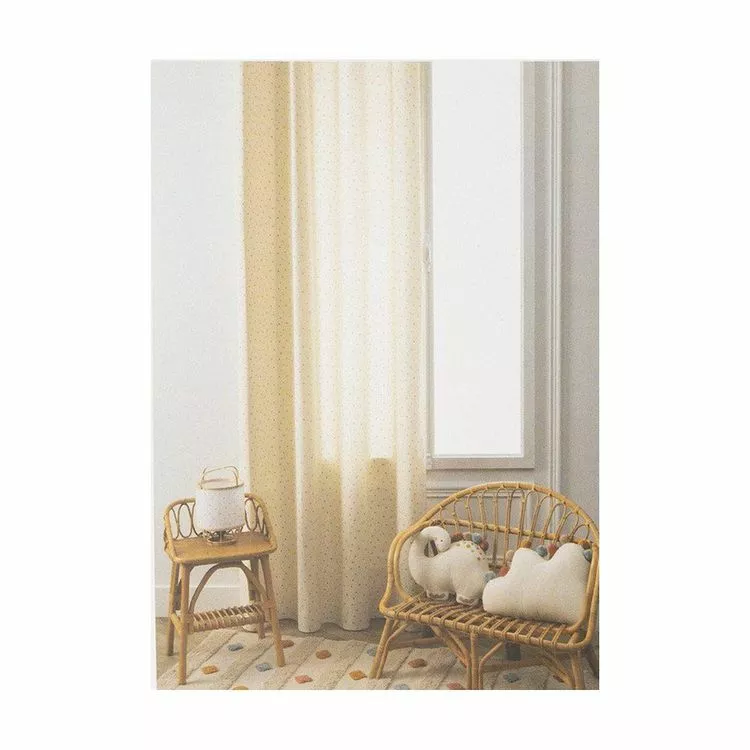 ATMOSPHERA Rideau à œillets 140x260 Arlequin Coton