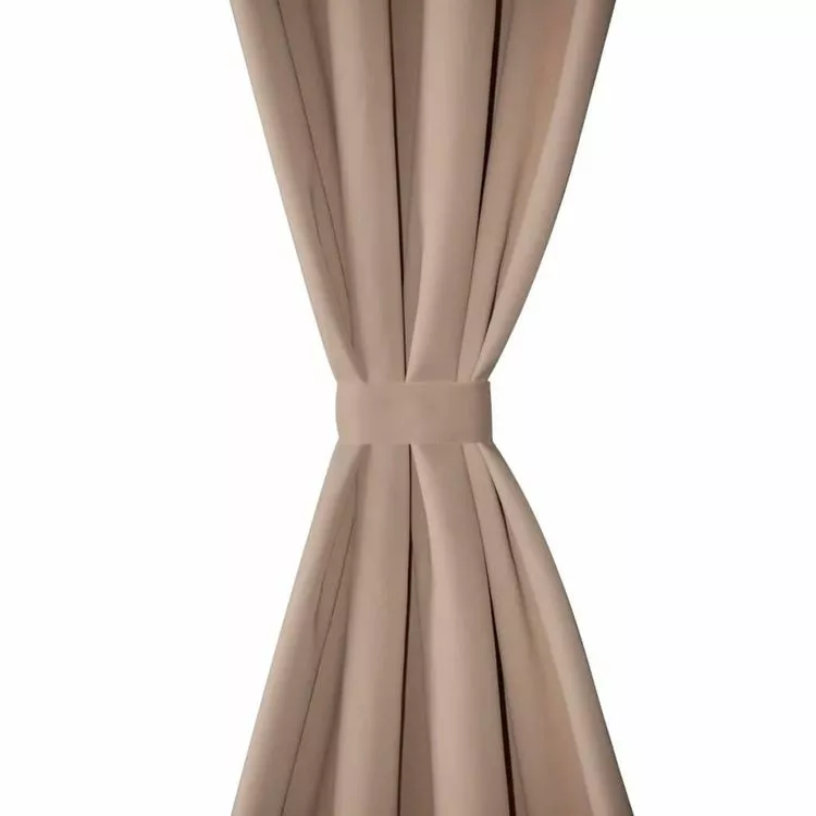 VIDAXL Rideau Occultant Avec œillets Metalliques 270 X 245 Cm Creme – Image 4