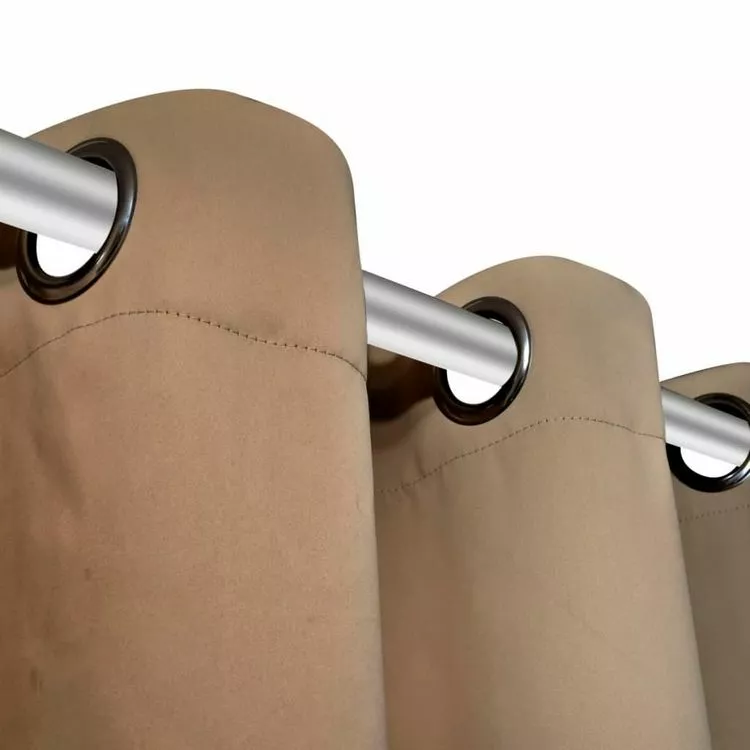 VIDAXL Rideau Occultant Avec œillets Metalliques 270 X 245 Cm Creme – Image 5