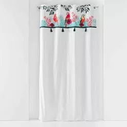 Paris Prix Rideau à Œillets Imprimé Caracas 140x240cm Blanc