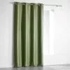 Paris Prix Rideau Occultant Velours Paleo 140x240cm Kaki