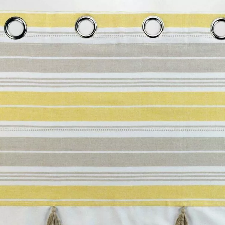 Paris Prix Rideau à Œillets Imprimé Naturaline 140x240cm Jaune – Image 3