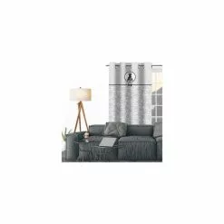 Soleil D'ocre Rideau à Oeillets Pur Coton 135x250 Cm BLACK DRESS, Par Soleil D'ocre