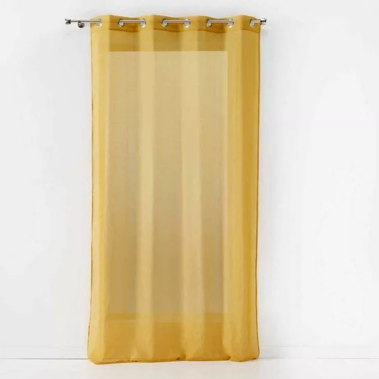 Paris Prix Rideau Ă Oeillets Etamina 140x240cm Jaune