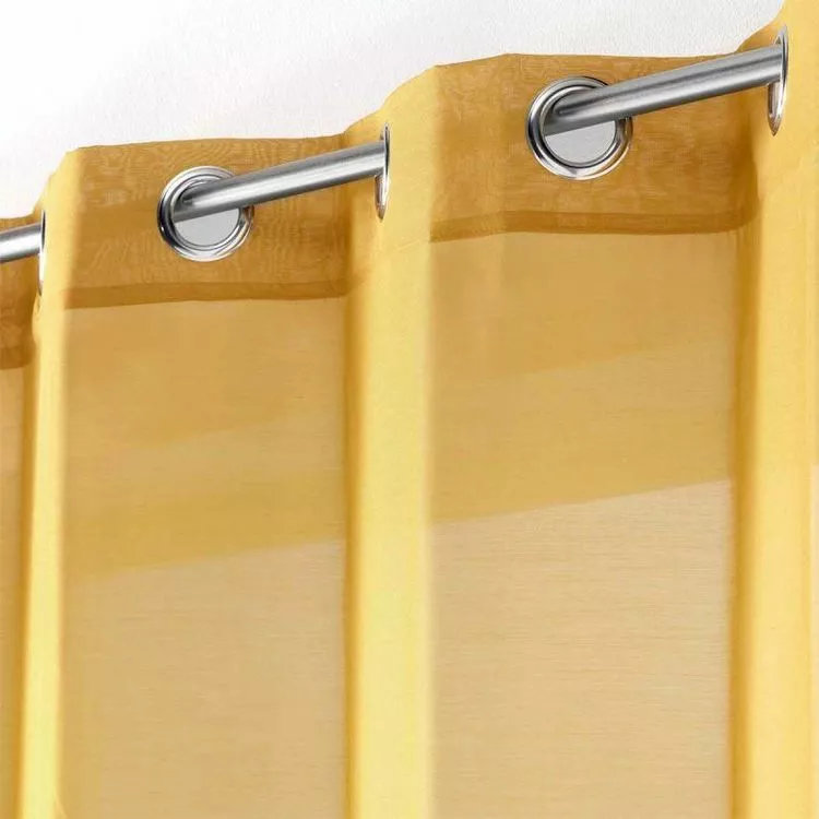 Paris Prix Rideau à Oeillets Etamina 140x240cm Jaune – Image 2