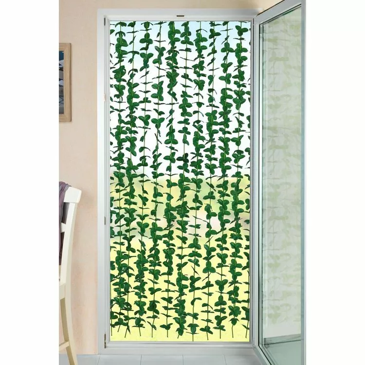 Wenko Rideau De Porte En Plante Verte Liane - L. 90 X H. 190 Cm - Vert