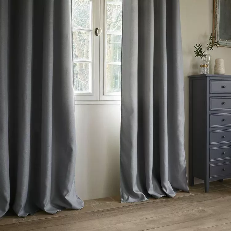 ATMOSPHERA Rideau Occultant Elena - 140 X 260 Cm - Gris FoncĂ© â Image 2