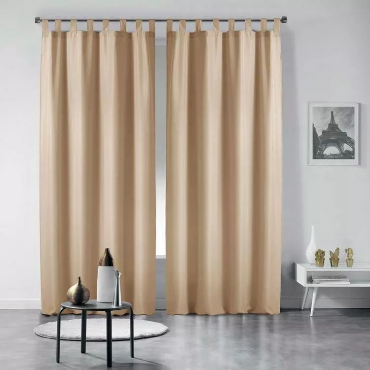 Paris Prix Rideau Ă Passants Essentiel 140x260cm Lin â Image 4