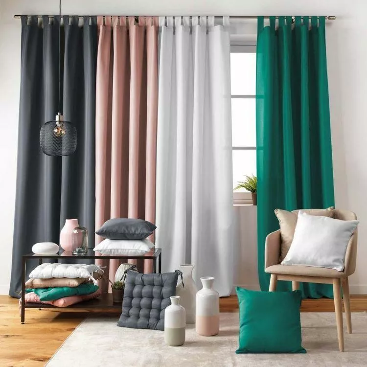 Paris Prix Rideau Ă Passants Essentiel 140x260cm Lin â Image 5