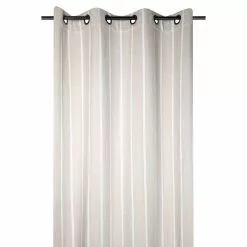 Lovely Casa Rideau à œillets 135x260 Cm St Trop Blanc Coton